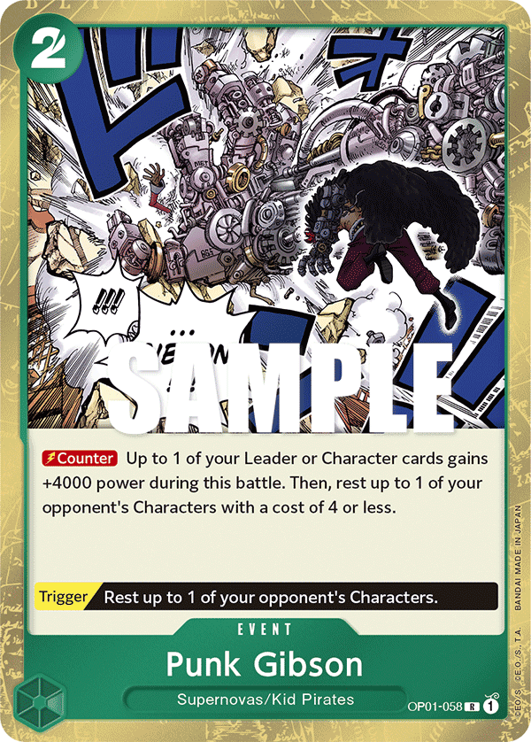 Punk Gibson (One Piece Card Game)