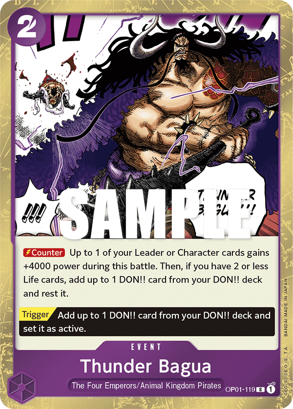 Thunder Bagua (One Piece Card Game)